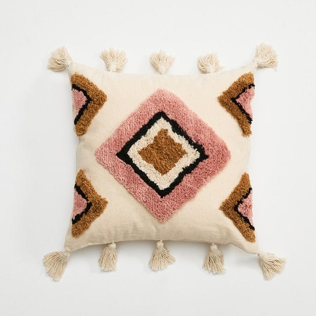 Kissenbezug Ethno-Muster Handgefertigt 45x45 cm 12