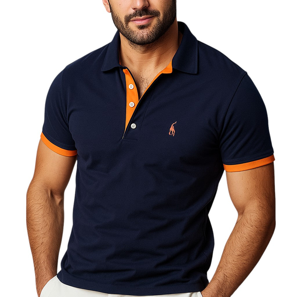 Klassisches und bequemes Herren-Poloshirt aus Baumwolle 1