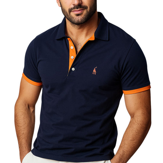 Klassisches und bequemes Herren-Poloshirt aus Baumwolle 1