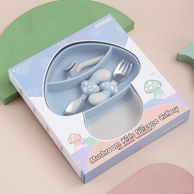 Kleinkind Teller mit Saugnapf für stressfreies Essen 12