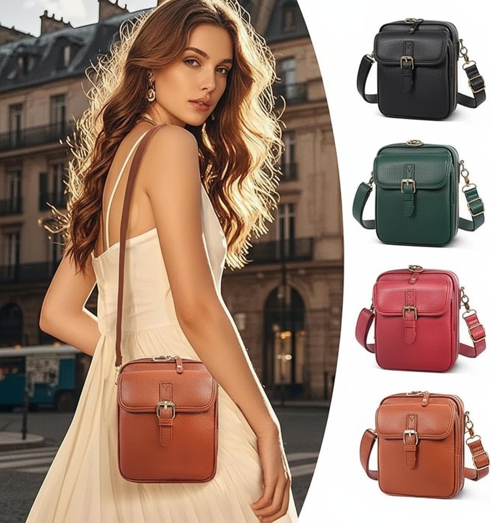 Kompakte Diebstahlschutztasche mit verstellbarem Riemen 0
