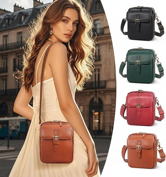 Kompakte Diebstahlschutztasche mit verstellbarem Riemen 0