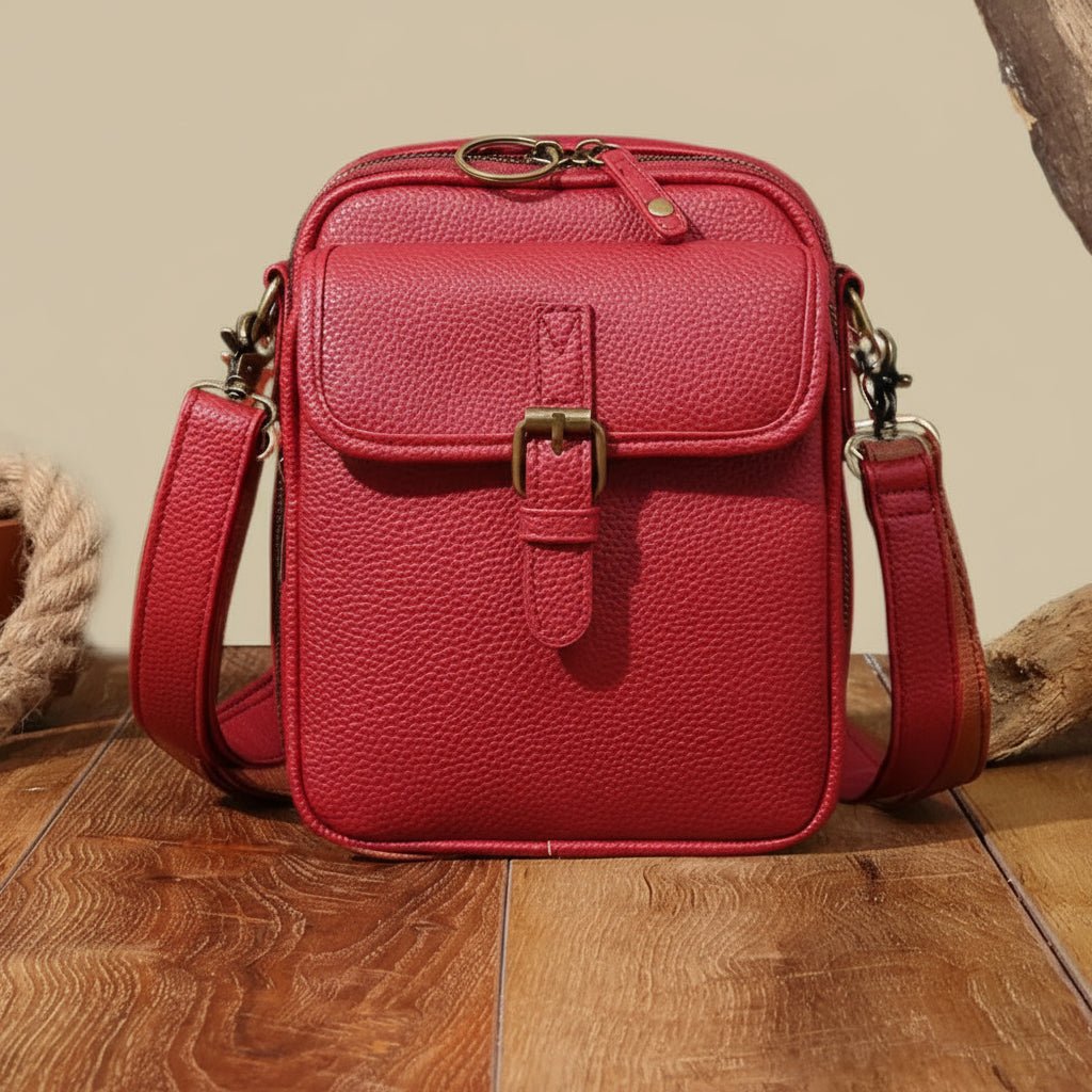 Kompakte Diebstahlschutztasche mit verstellbarem Riemen 6