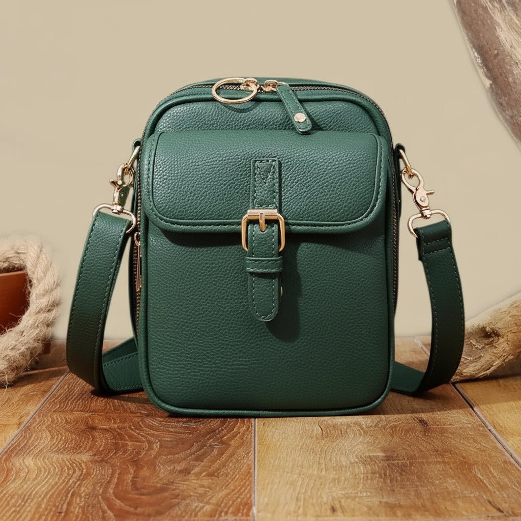 Kompakte Diebstahlschutztasche mit verstellbarem Riemen 7