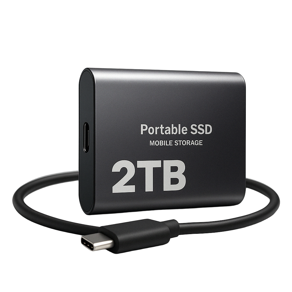 Kompakte SSD-Festplatte, Hochgeschwindigkeitsspeicher, USB-C 1050 MB/s 0