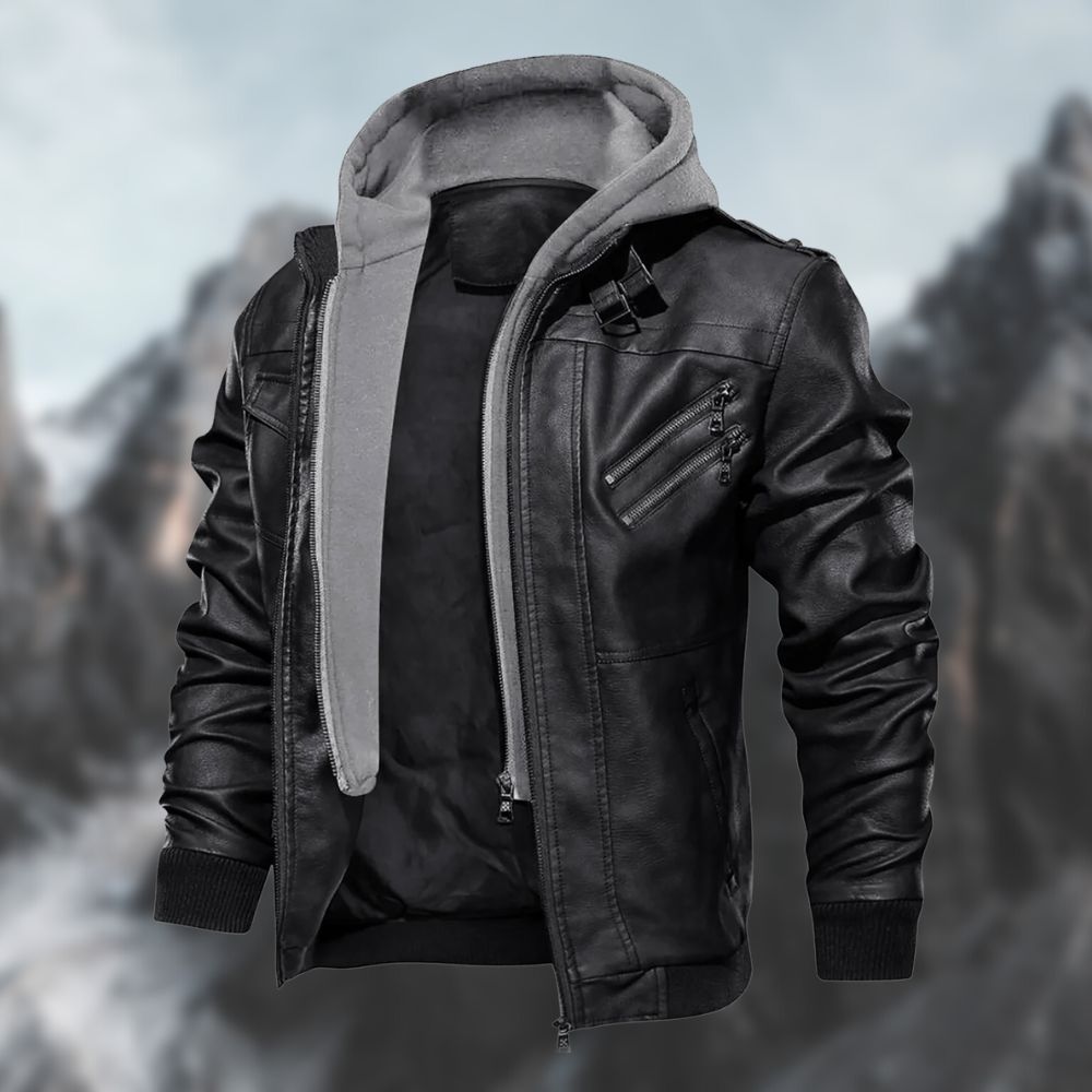 Herrenjacke Slim Fit Wasserabweisend Polyester für Herbst-1