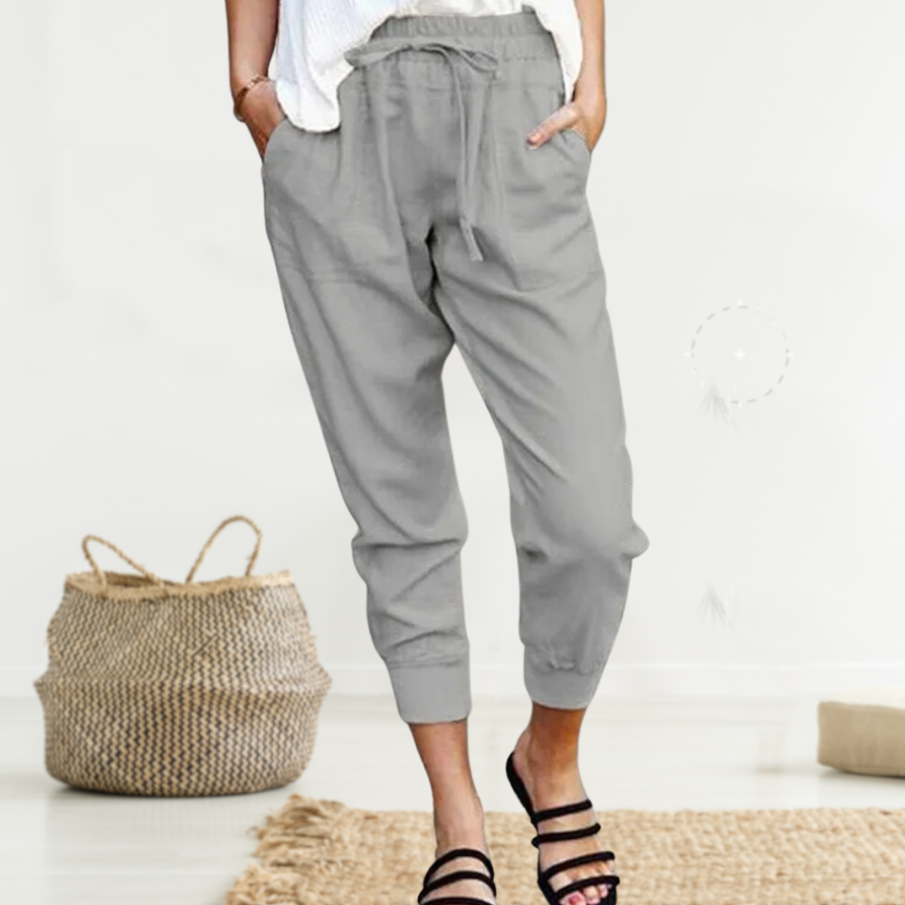 Variant image for Herren Leinenhose Lässig Stilvoll Bequemer Schnitt Hochwertiges Material-29