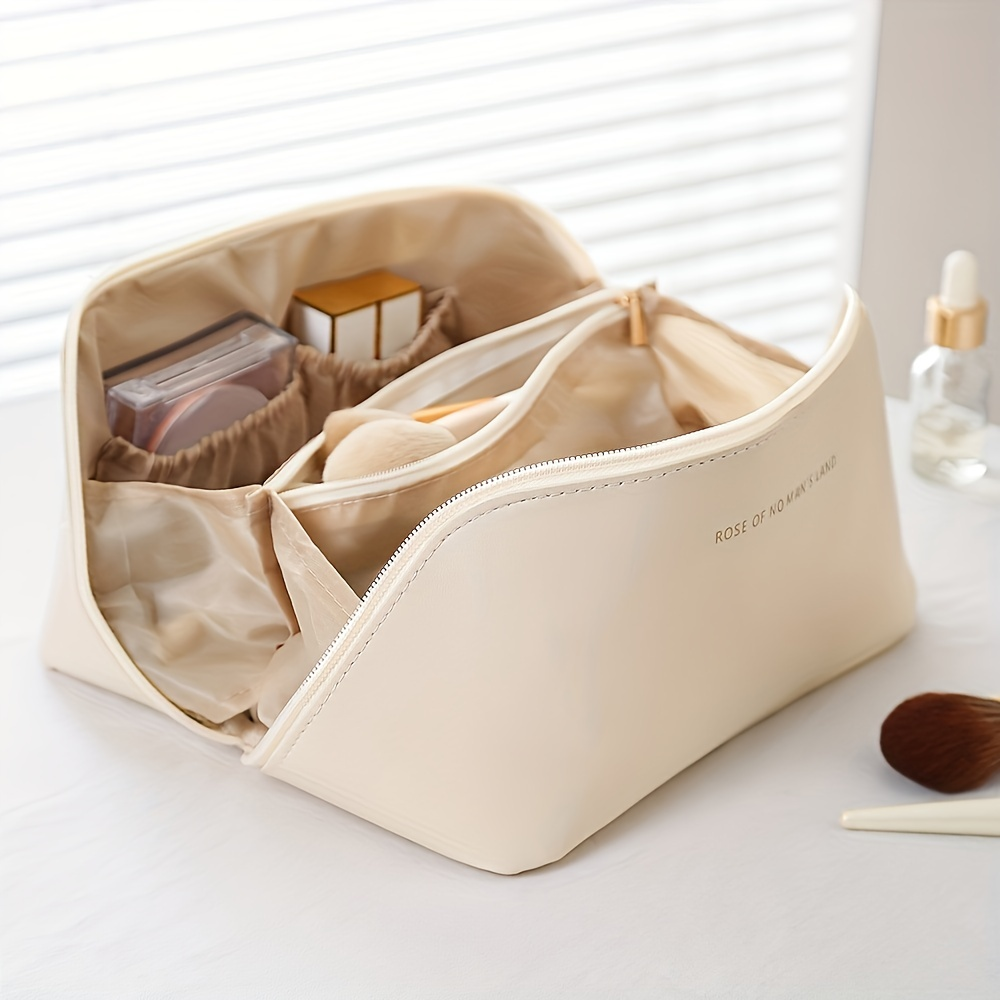 Kosmetiktasche Damen Make-up Organizer für Reisen, Kulturbeutel mit Reißverschluss, Praktische Kulturtasche 1
