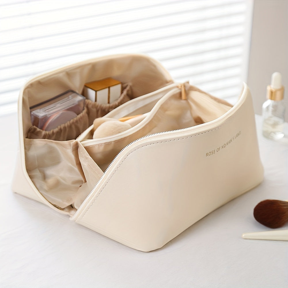Kosmetiktasche Damen Make-up Organizer für Reisen, Kulturbeutel mit Reißverschluss, Praktische Kulturtasche 6