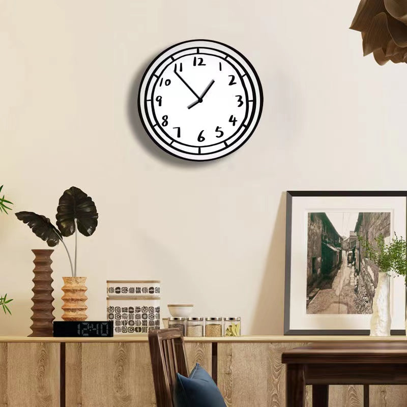 Kreative Cartoon-Wanduhr für verspielte Akzente 0