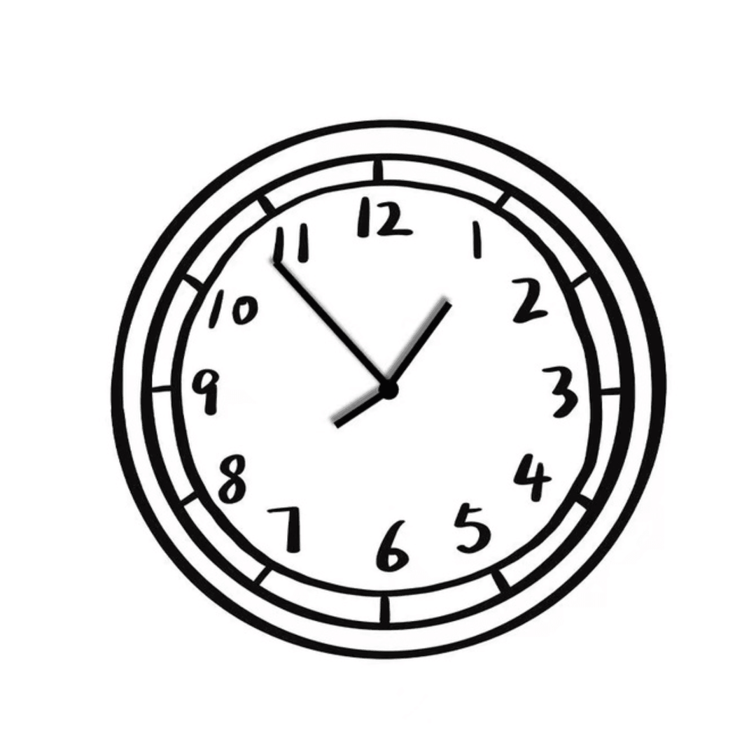 Kreative Cartoon-Wanduhr für verspielte Akzente 4