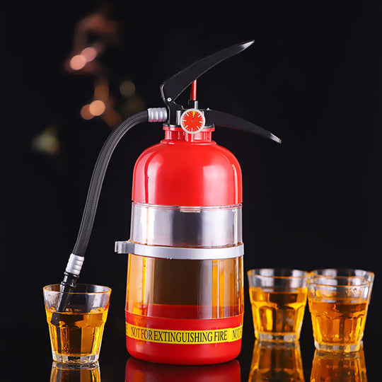 Kreativer Getränkespender im Feuerlöscher-Design 1