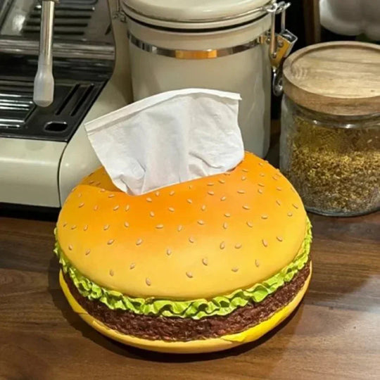 Kreativer Taschentuchhalter im Hamburger Design 1