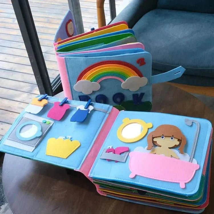 Kreatives Montessori-Entdeckungsbuch für Kinder 0