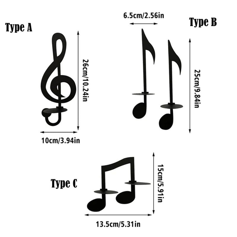 Kronleuchter mit Musiknoten für stilvolle Akzente 5