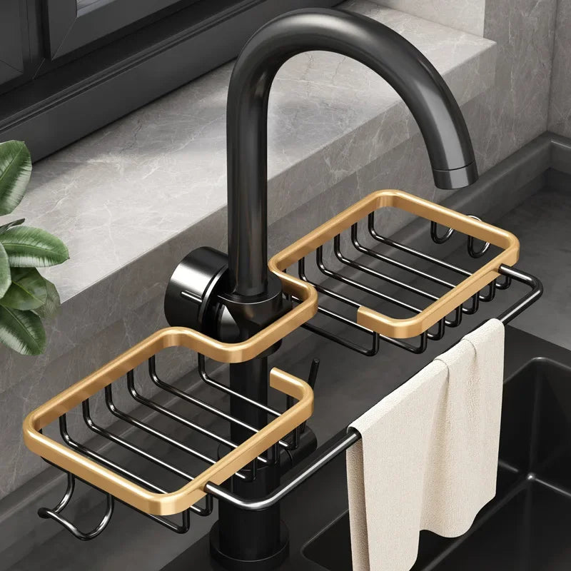 Küchen Organizer für Waschbecken mit Ablage 0