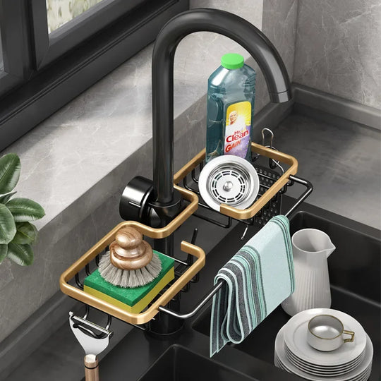 Küchen Organizer für Waschbecken mit Ablage 1