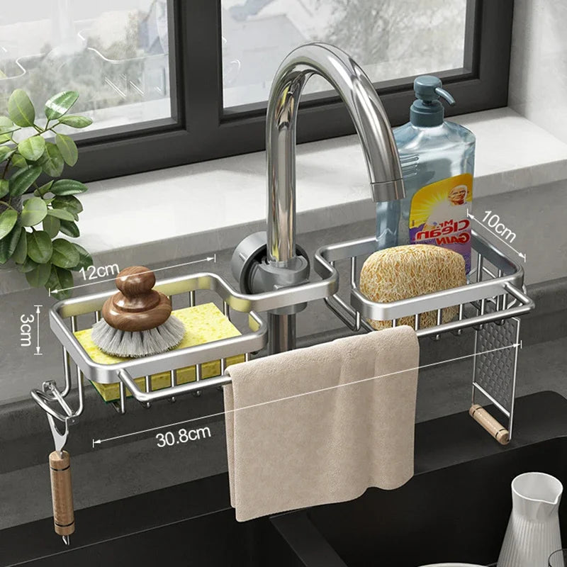 Küchen Organizer für Waschbecken mit Ablage 2