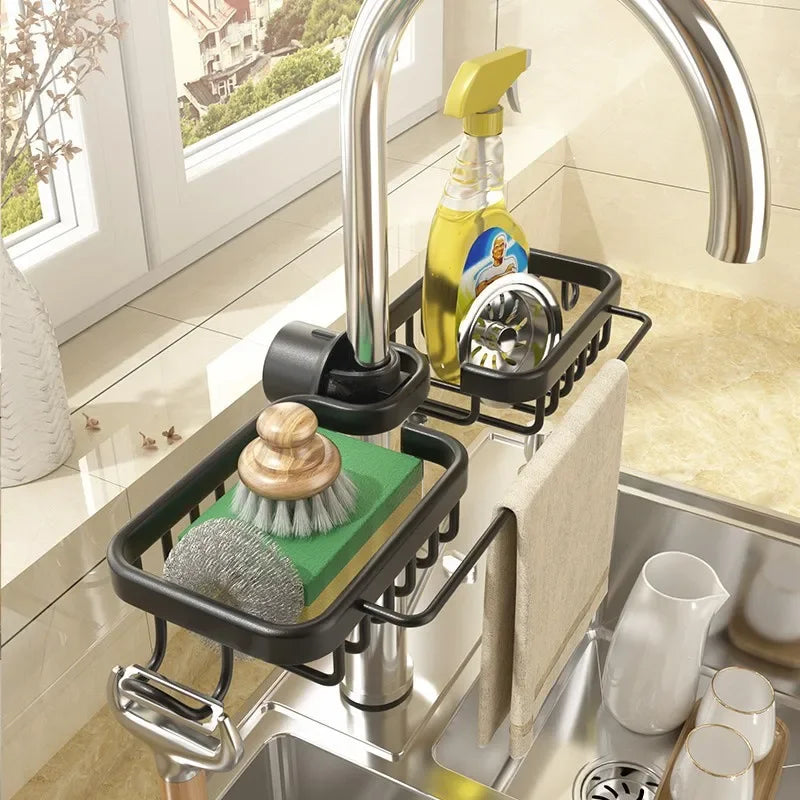 Küchen Organizer für Waschbecken mit Ablage 3