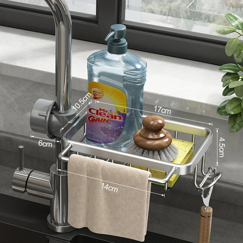 Küchen Organizer für Waschbecken mit Ablage 8