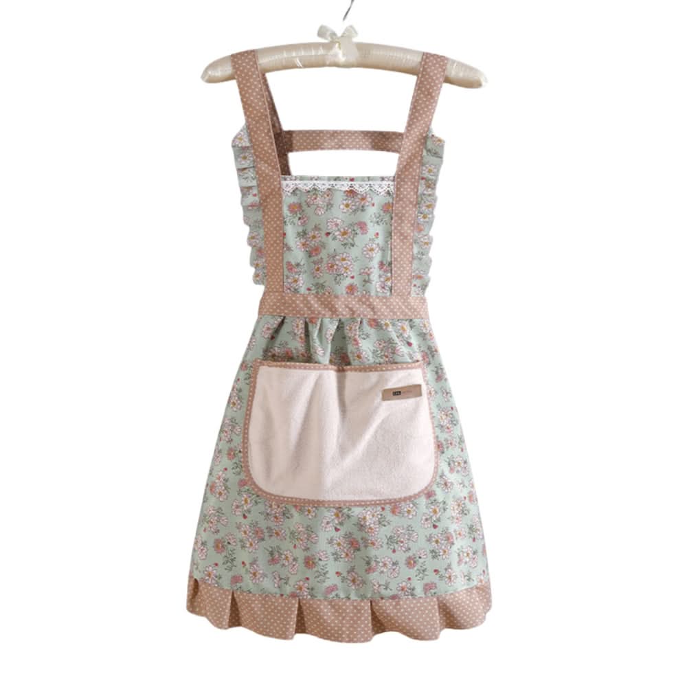 Küchen Schürze mit Blumenmuster für Damen und Herren 5
