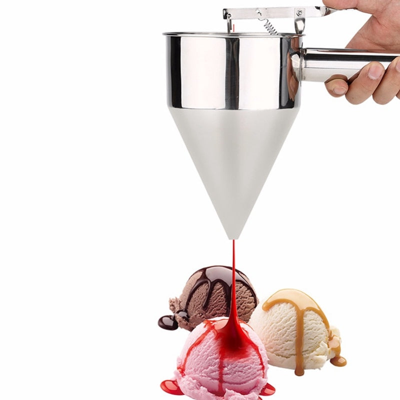 Küchen Teigspender-Trichter Praktisches Design für Backen und Kochen 3