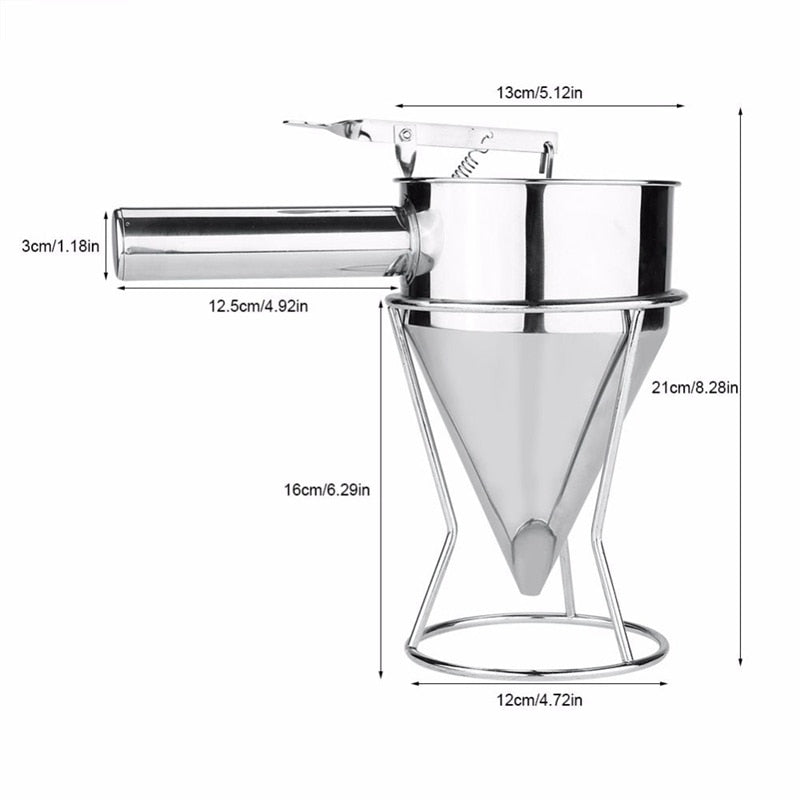 Küchen Teigspender-Trichter Praktisches Design für Backen und Kochen 4