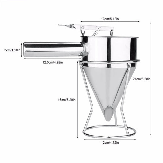 Küchen Teigspender-Trichter Praktisches Design für Backen und Kochen 4