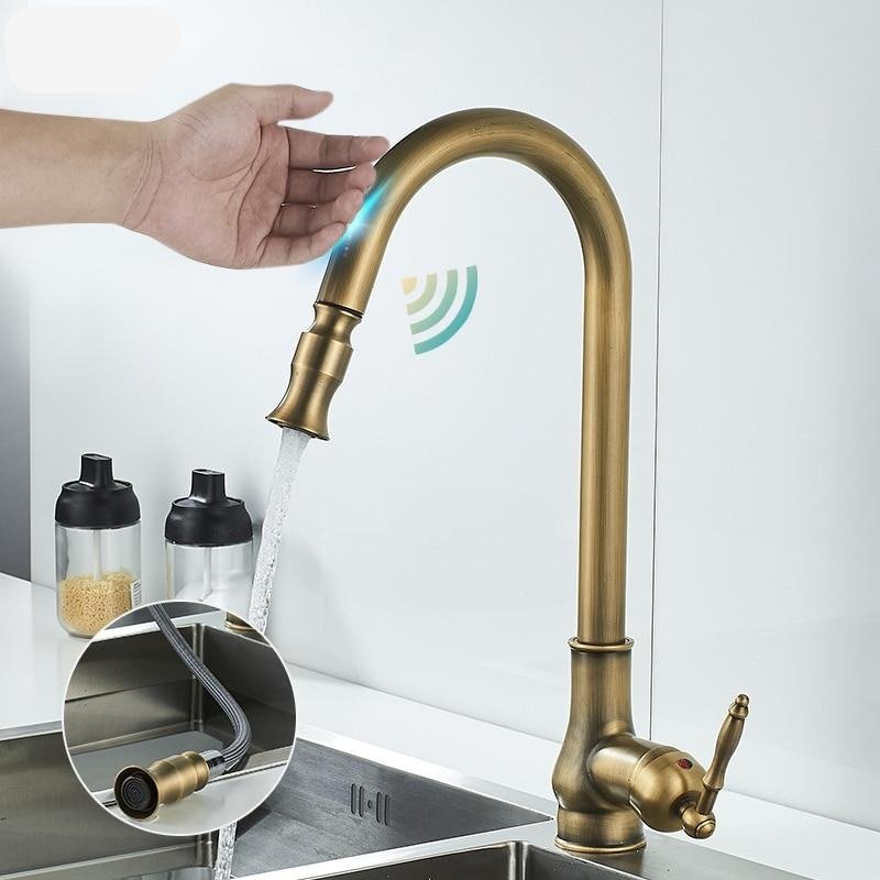 Küchenarmatur Ausziehbar mit Berührungssensor für Moderne Küchen 1