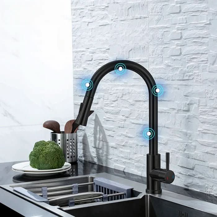 Küchenarmatur mit Sensor und Ausziehbarem Auslauf für Moderne Küchen 2
