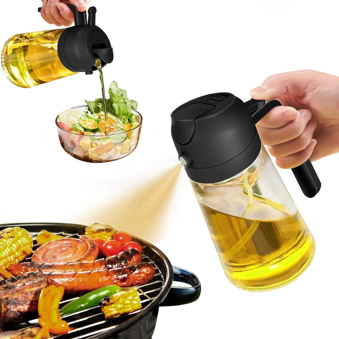 Küchenhelfer 2-in-1 Olivenölsprüher 2