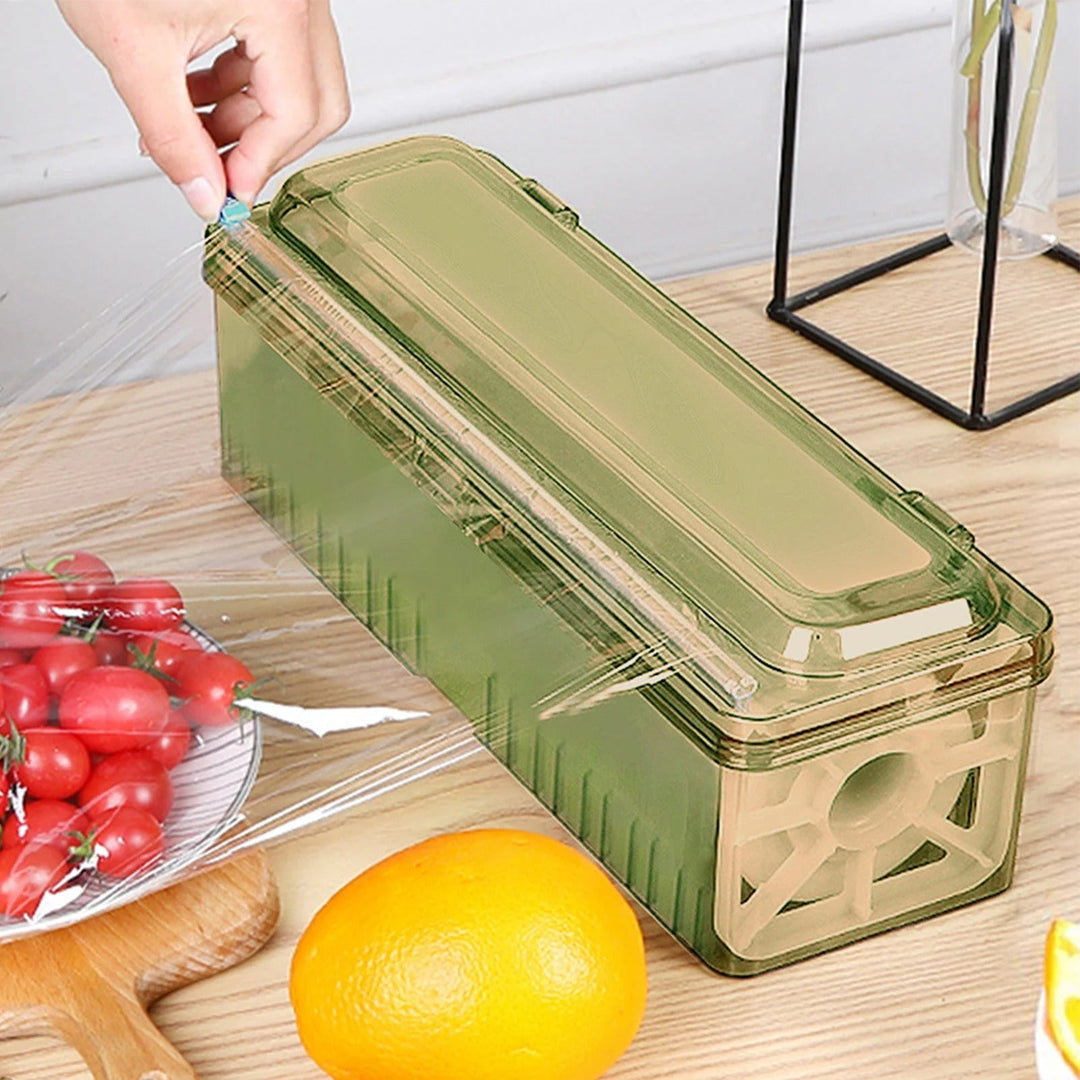 Küchenhelfer EasyWrap Transparent Verpackungsgerät mit Präzisem Schneidmechanismus 1