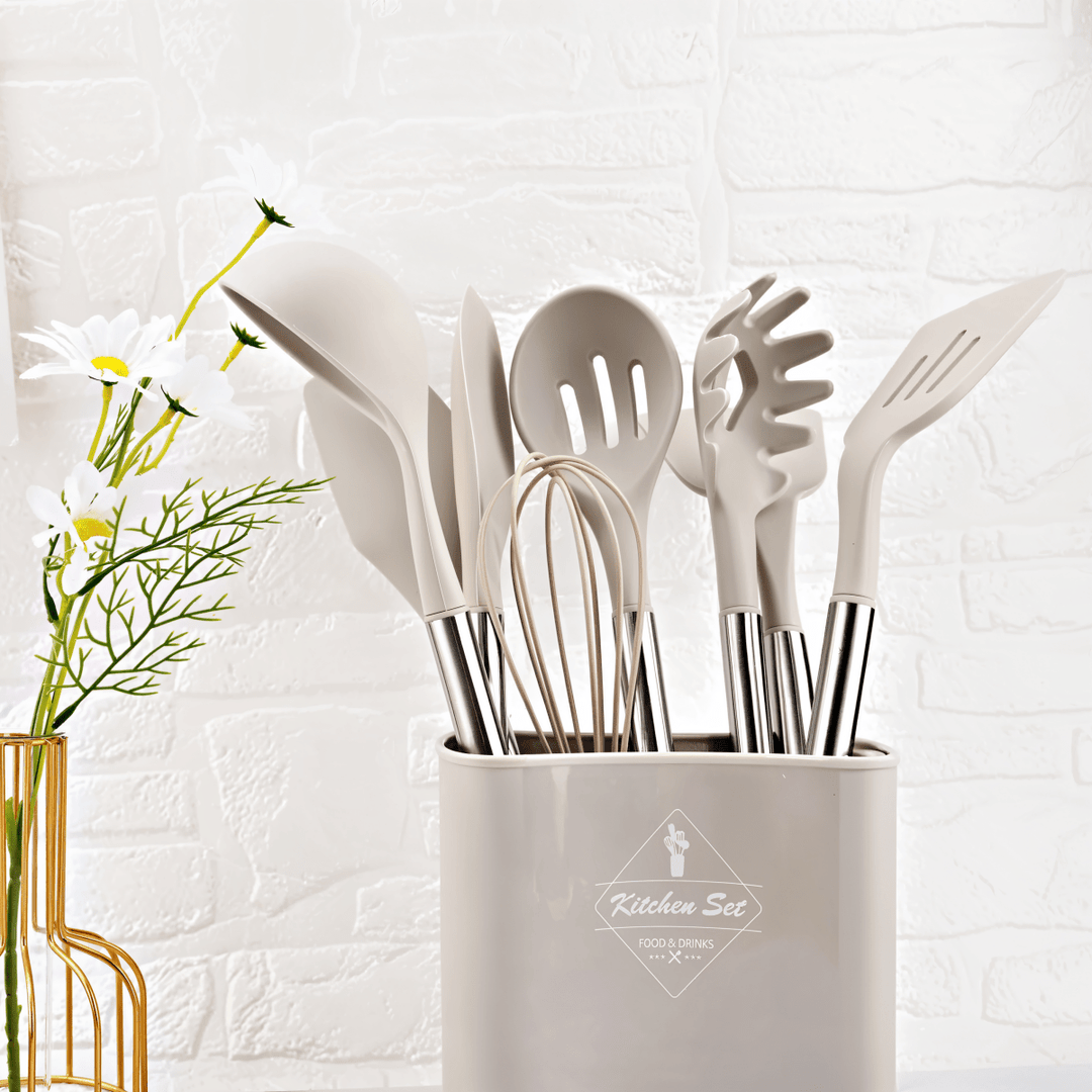 Küchenhelfer Set 12-teilig für Hobby- und Profiköche mit Stil und Funktionalität 0