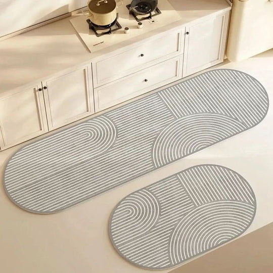 Küchenmatte Rutschfest Modernes Design Komfortabel 6