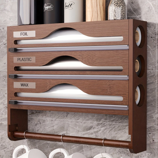 Küchenorganisator mit 3-teiligem Folienspender 9