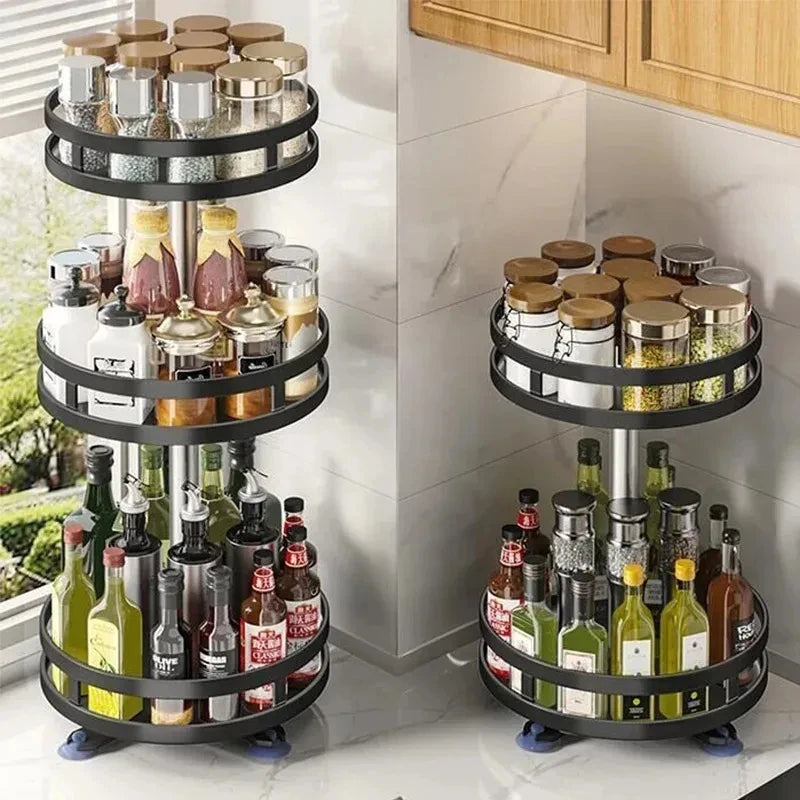 Küchenregal Drehbar 360 Grad Organizer 1