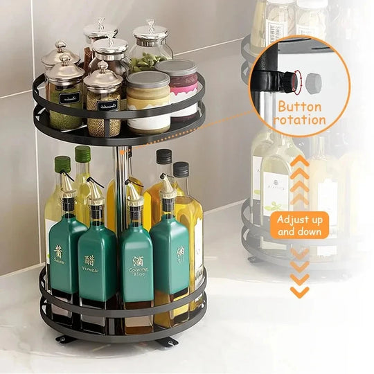 Küchenregal Drehbar 360 Grad Organizer 2