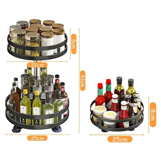 Küchenregal Drehbar 360 Grad Organizer 5
