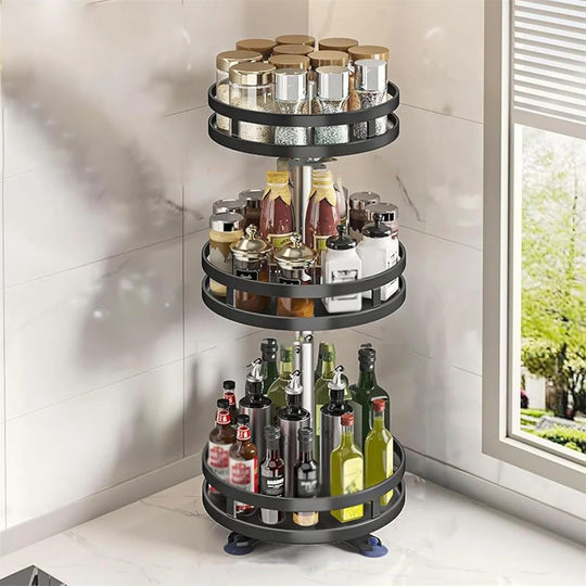Küchenregal Drehbar 360 Grad Organizer 6
