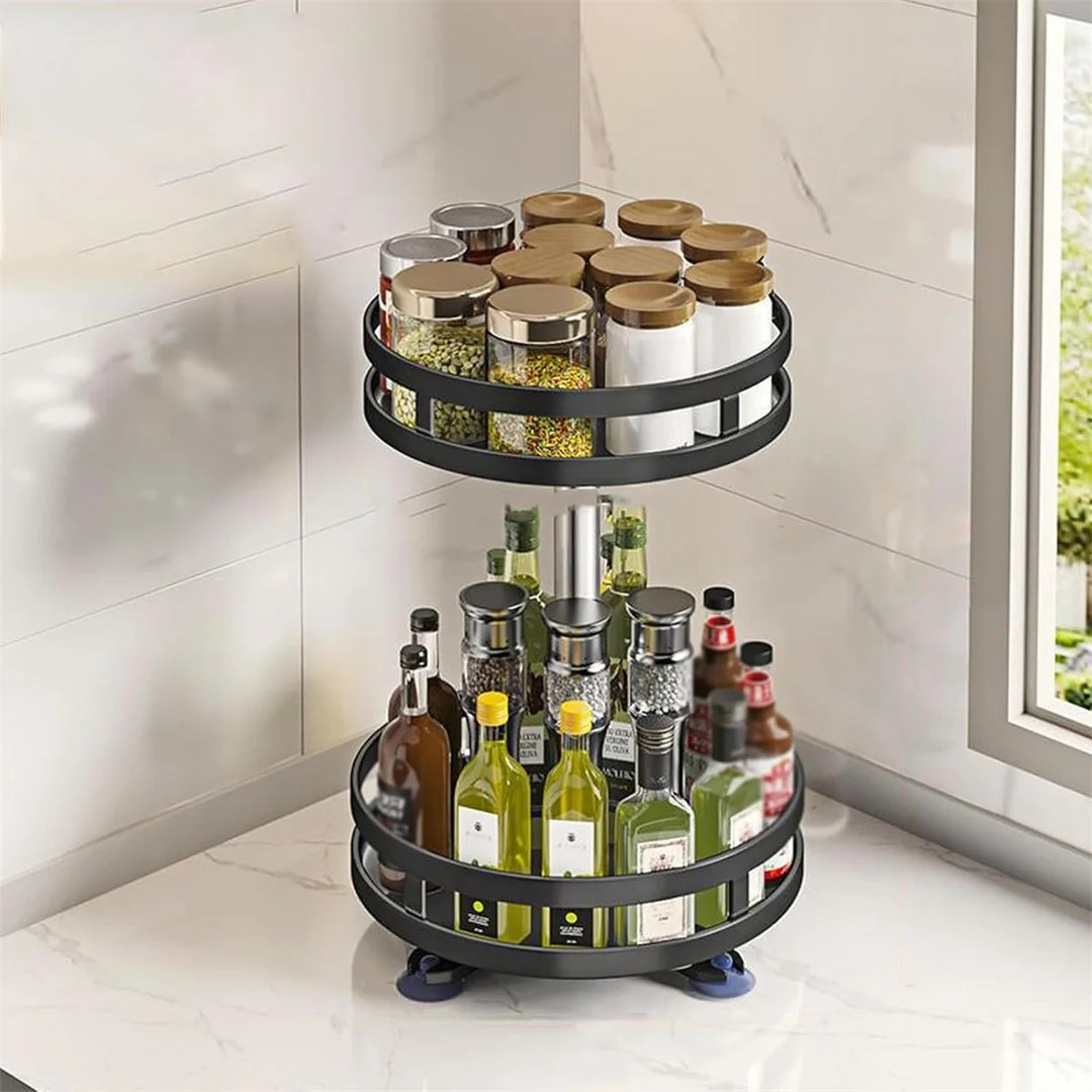 Küchenregal Drehbar 360 Grad Organizer 8