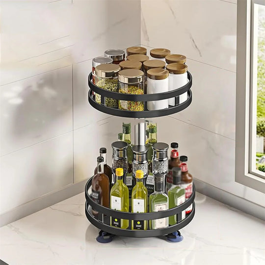 Küchenregal Drehbar 360 Grad Organizer 8