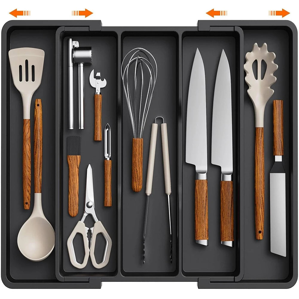 Küchenutensilien Organizer Tablett für Besteck 0