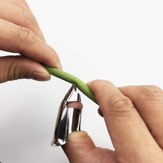 Küchenwerkzeug Fingerschutz Metall Anpassbar 2