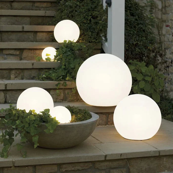 Kugelförmige Gartenbeleuchtung mit Fernbedienung – LED Gartenleuchten für stimmungsvolle Beleuchtung im Garten und Innenbereich 0