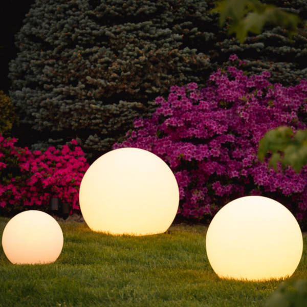 Kugelförmige Gartenbeleuchtung mit Fernbedienung – LED Gartenleuchten für stimmungsvolle Beleuchtung im Garten und Innenbereich 8