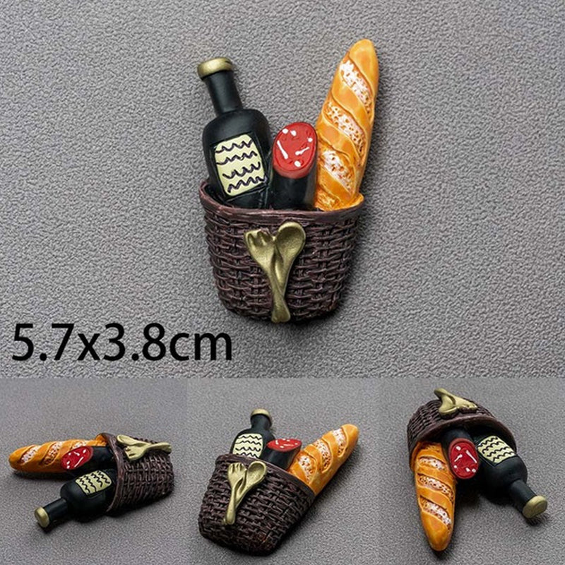 Kühlschrankmagnet Set mit Cartoon-Motiven 16
