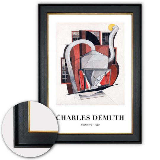 Kunstdruck Maschinen von Charles Demuth – Vintage Kunstbilder für Zuhause 3