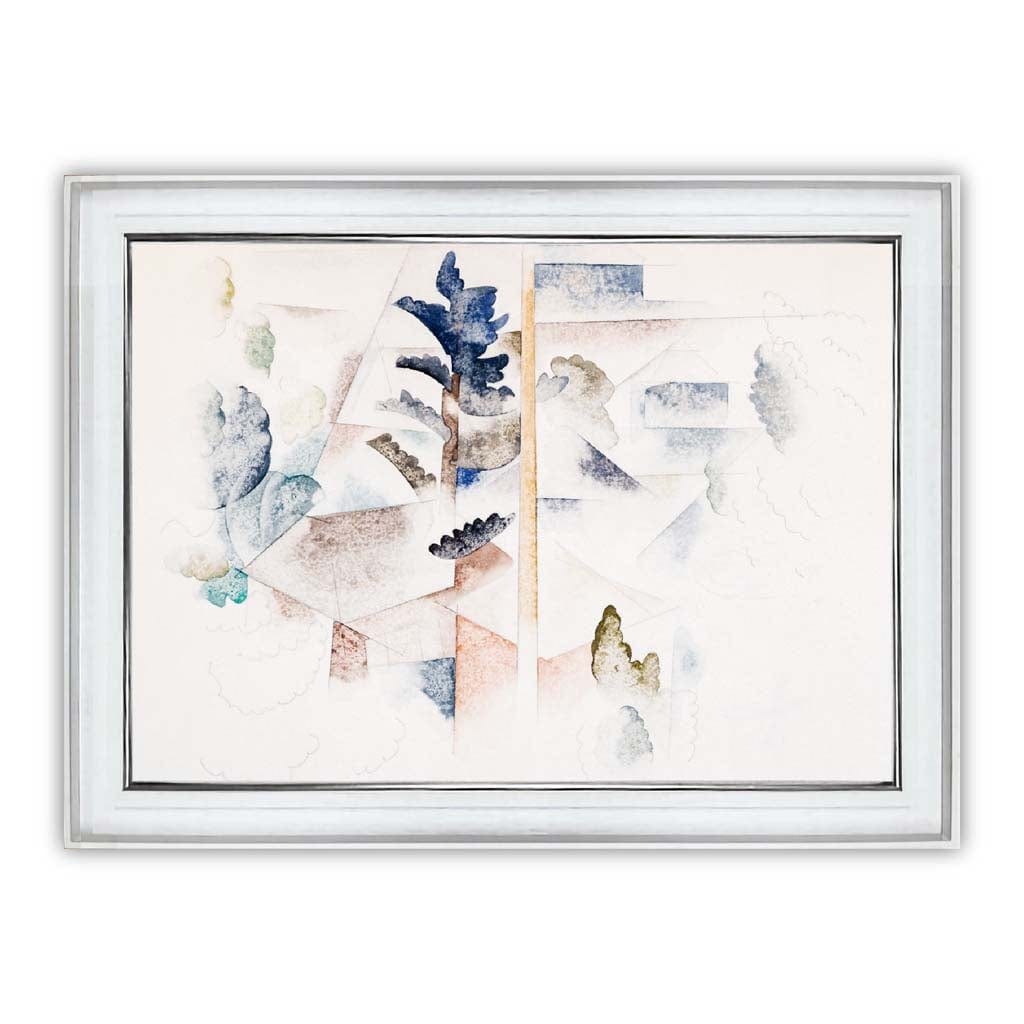 Kunstdrucke Charles Demuth Bermuda Bäume Architektur auf Leinwand kaufen 0