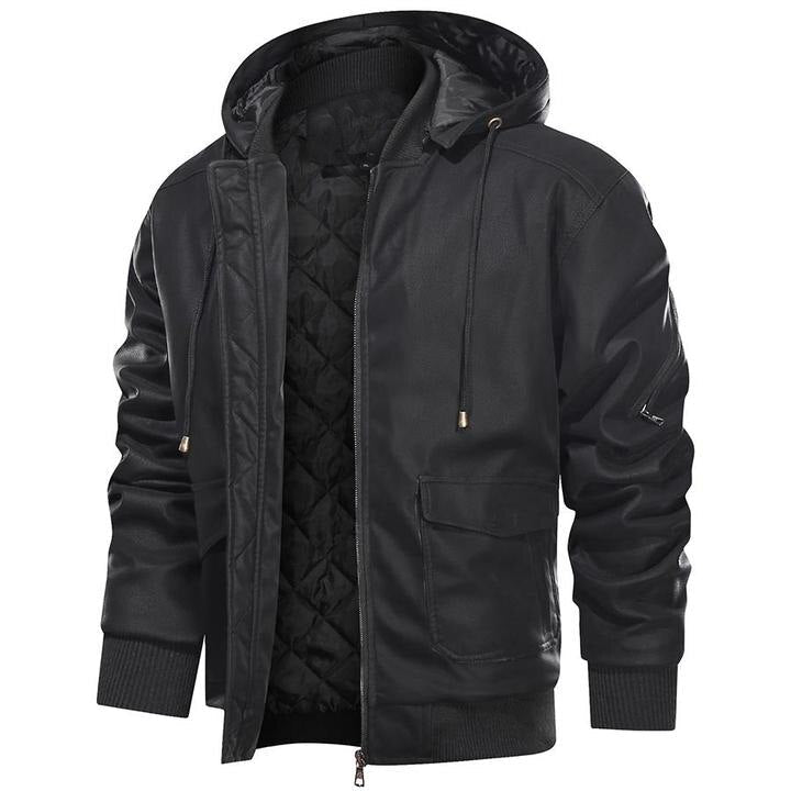 Kunstlederjacke