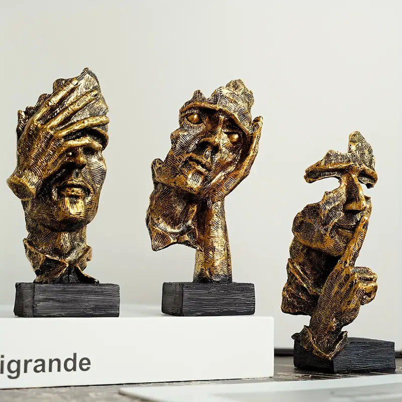 Künstlerische Gesichtsdekorationsfigur für Stilvolle Inneneinrichtung 7